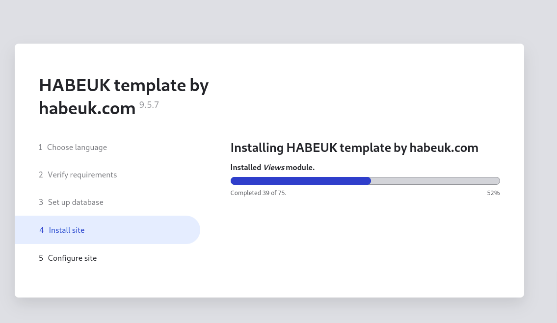installating theme